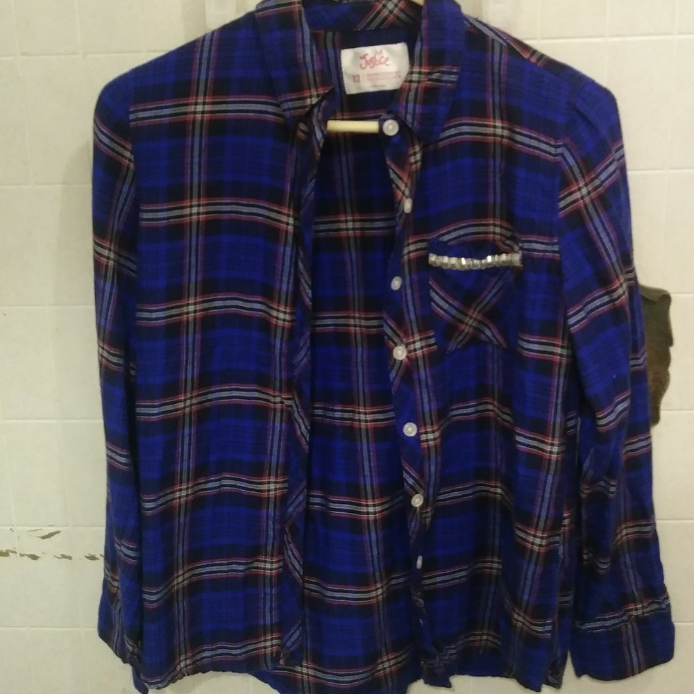 BUNDLE 🔆4 for $20🔆 Justice Lightweight Plaid